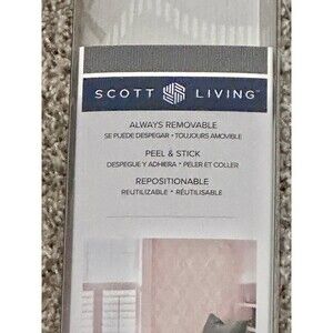 Scott Living 30.75-sq ft Yellow Taupe Vinyl Geometric Self-adhesive Peel Stick